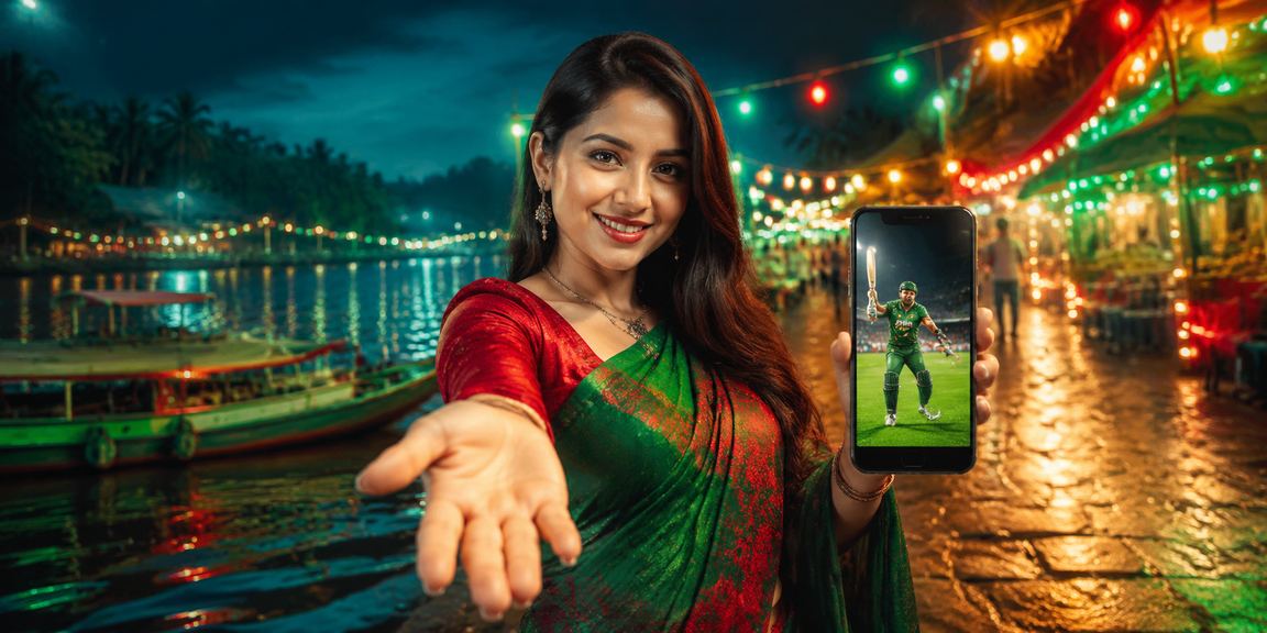 ময়মনসিংহ ক্রিকেট বেটিং দৃশ্য, লাল ও সবুজ থিম
